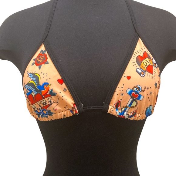 TWO Body Zone Triangle Tops ~OS ~ NWOT - Picture 1 of 6